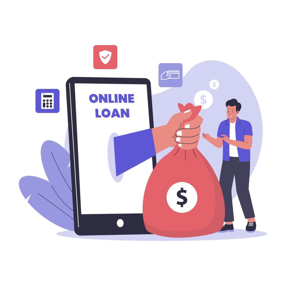 Как правильно выбрать онлайн-займ: пошаговое руководство online-loan-illustration-vector Как правильно выбрать онлайн-займ: пошаговое руководство